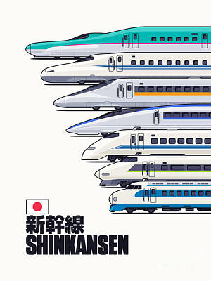 Railway Digital Art Posters