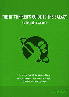 The Hitchhiker's Guide to the Galaxy Poster Metal Tin  