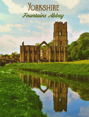 Fountains Abbey Posters