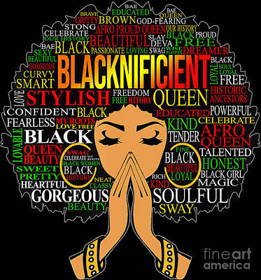 Black Queen Wall Art zz73 Afro Queen Art Black Woman Poster African American Woman In A World Full Of Roses Be A Black Queen Poster