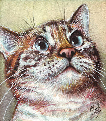 Watercolor Pet Portraits Posters