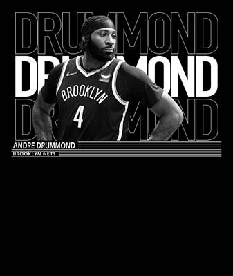 Andre Drummond Basketball Paper Poster Nets 2