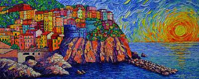 Cinque Terre Paintings Posters