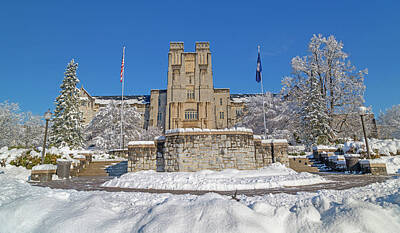 West Virginia Snow Scene Posters