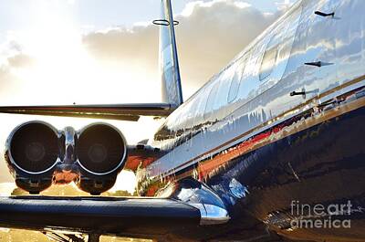 Jetliner Chrome Posters