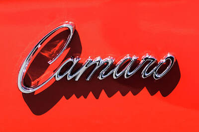 1969 Chevrolet Camaro Z-28 Emblem 1969 Chevy Camaro Emblem Posters