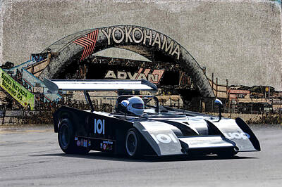 Laguna Seca Raceway 1972 Can-Am Advertising Poster 