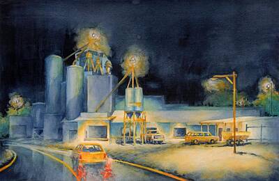 Feed Mill Paintings Posters