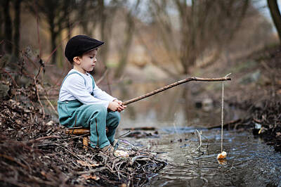 Little Boy Fishing Posters for Sale - Fine Art America