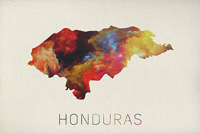 Honduras Mixed Media Posters