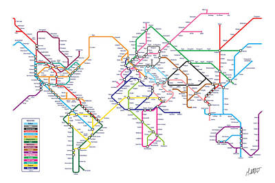 Tube Map Posters