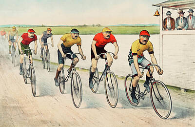 Classic Cycle Drawings Posters