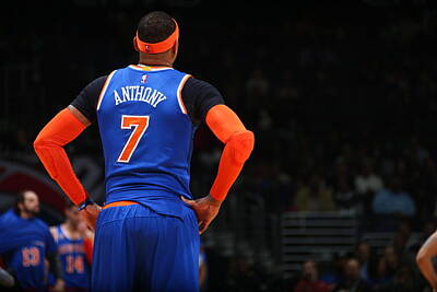 New York Knicks 2015-16 team poster, MSG, Carmelo Anthony NBA basketball  18x24