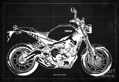 YAMAHA FZ6R BLACK Motorbike Poster Photo Poster Print Art * All Sizes 1555 