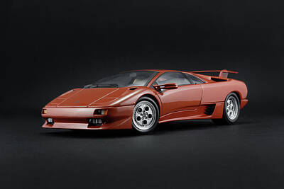NEW Lamborghini Diablo VT Automobile Poster With specs on back.11.5" x 8.5"