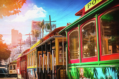 Posters Sale Fine America for Francisco San - Cable Car Art