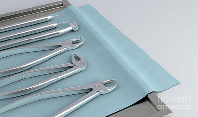 Dentist instruments, dentist tools Poster for Sale by