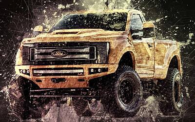 2017 FORD F 250 VELOCIRAPTOR Photo Picture Poster Print Art A0 to A4 9173 