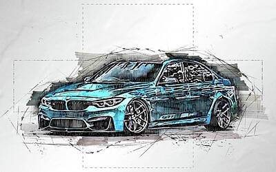 BMW M3 GT2 SPORT Car Poster Picture Poster Print Art A0 A1 A2 A3 A4 0801 
