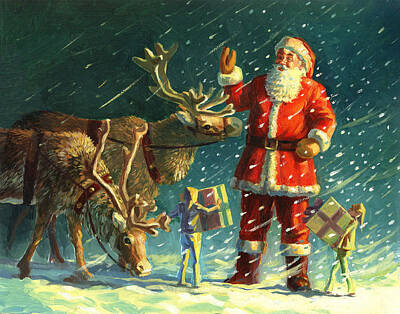 Christmas Eve Paintings Posters