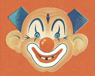Clown Face Posters