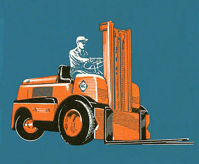 Forklift Posters