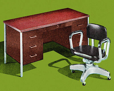 Desk Chair Posters