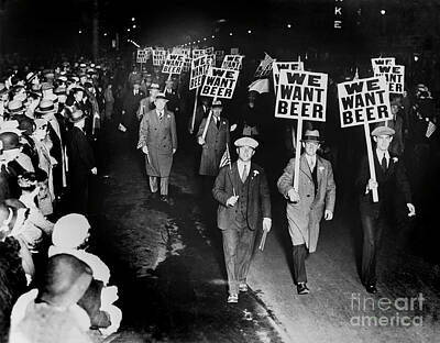 1933 Prohibition Ends Poster Reprint On Fine Linen Paper Bar Decor Man Cave 012 