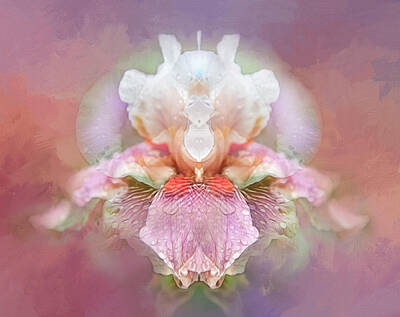 Flower Pink Fairy Child Digital Art Posters