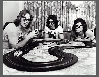 1977 Slap Shot Hanson Brothers Black & White 8 X 10 Photo Picture
