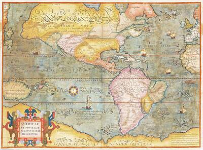 MAP MITCHELL 1839 SCHOOL ATLAS SOUTH AMERICA LARGE REPLICA POSTER PRINT PAM1129 