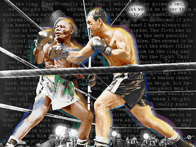 Rocky Marciano Paintings Posters