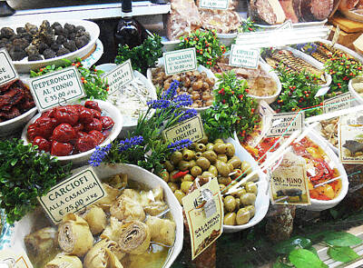 Italian Market Shelves Posters