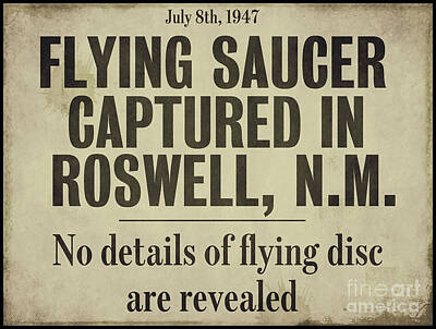 Flying Saucers Paintings Posters