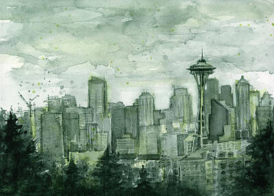 Seattle Skyline Posters