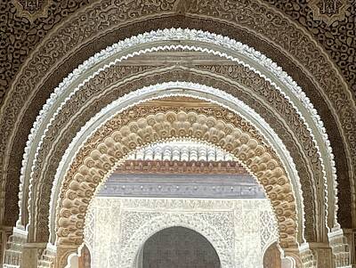 Interieur de l'Alhambra, Grenade de French School en poster