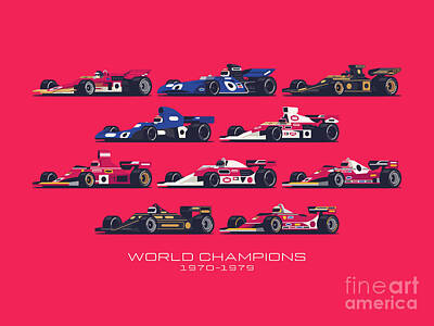Formula 1 World Championship Posters