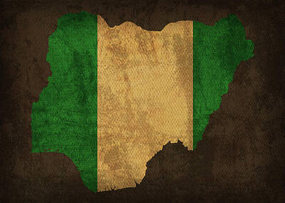 Designs Similar to Nigeria Country Flag Map