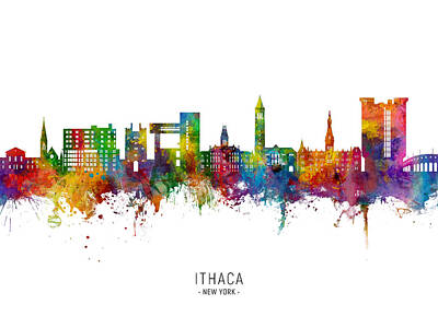 Ithaca Digital Art Posters