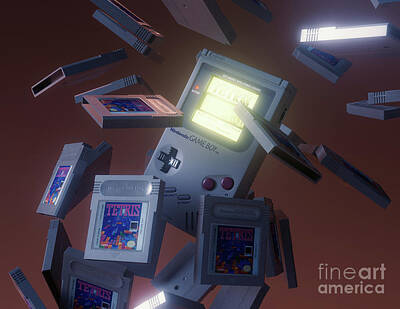Tetris Video Game Posters