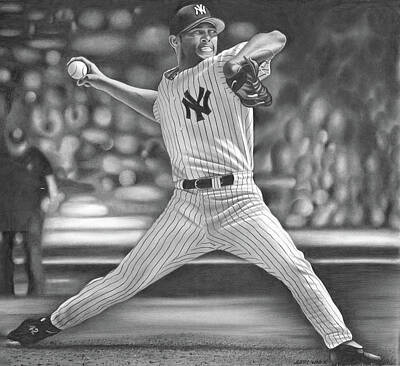 Ny Yankees Drawings Posters
