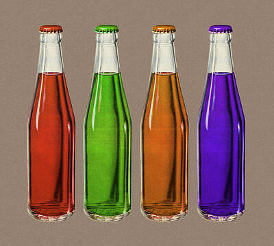 Soda Bottles Posters