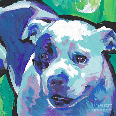 Grandi Staffordshire Bull Terrier Staffy Dog Crufts PEDIGREE Muro Poster Art PICT 