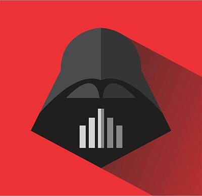 Vader Digital Art Posters