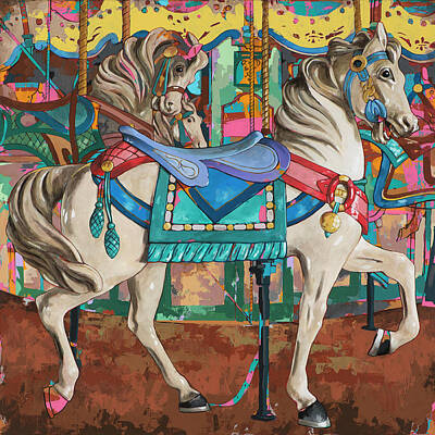 Carousel Horse Posters