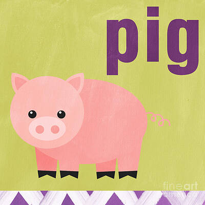 Pink Pig Posters