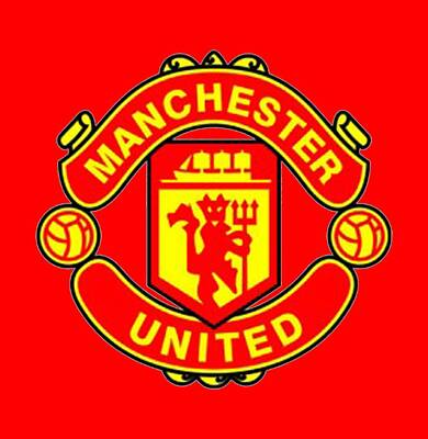 Kentucky Store Manchester United Background Inscription Players Poster Print 12 x 18 Inch Multicolor 
