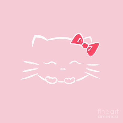 Cute Hello Kitty Cat Poster by Botolsaos - Fine Art America