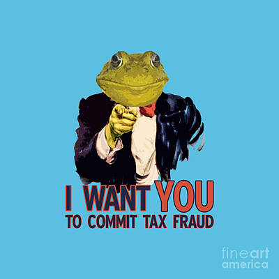 Big Floppa tax fraud Funny memes | Art Board Print