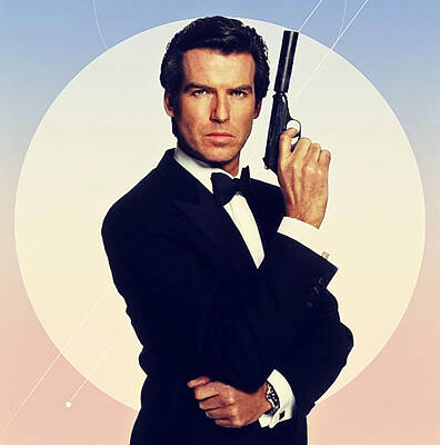 PIERCE BROSNAN 007 Celebrity Poster 2080 Photo Poster Print Art * All Sizes 